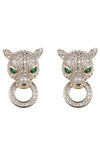 Serval Earrings - Silver