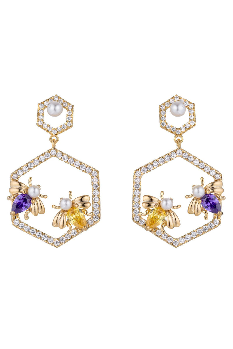 Honeycomb Earrings