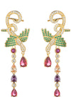 Amelia Birdie CZ Statement Earrings