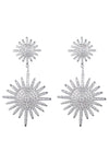 Europa CZ Crystal Drop Earrings