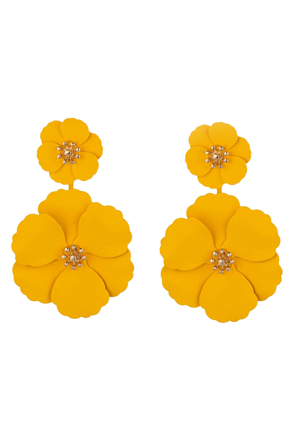 June Yellow Drop Earrings