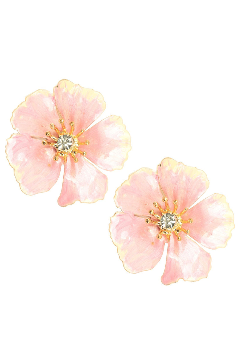Gia Earrings - Pink