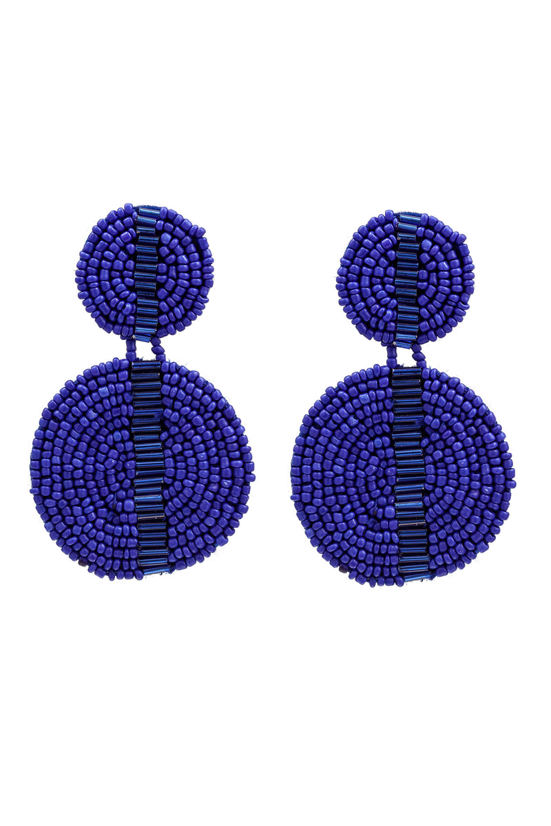 Luba Earrings - Blue