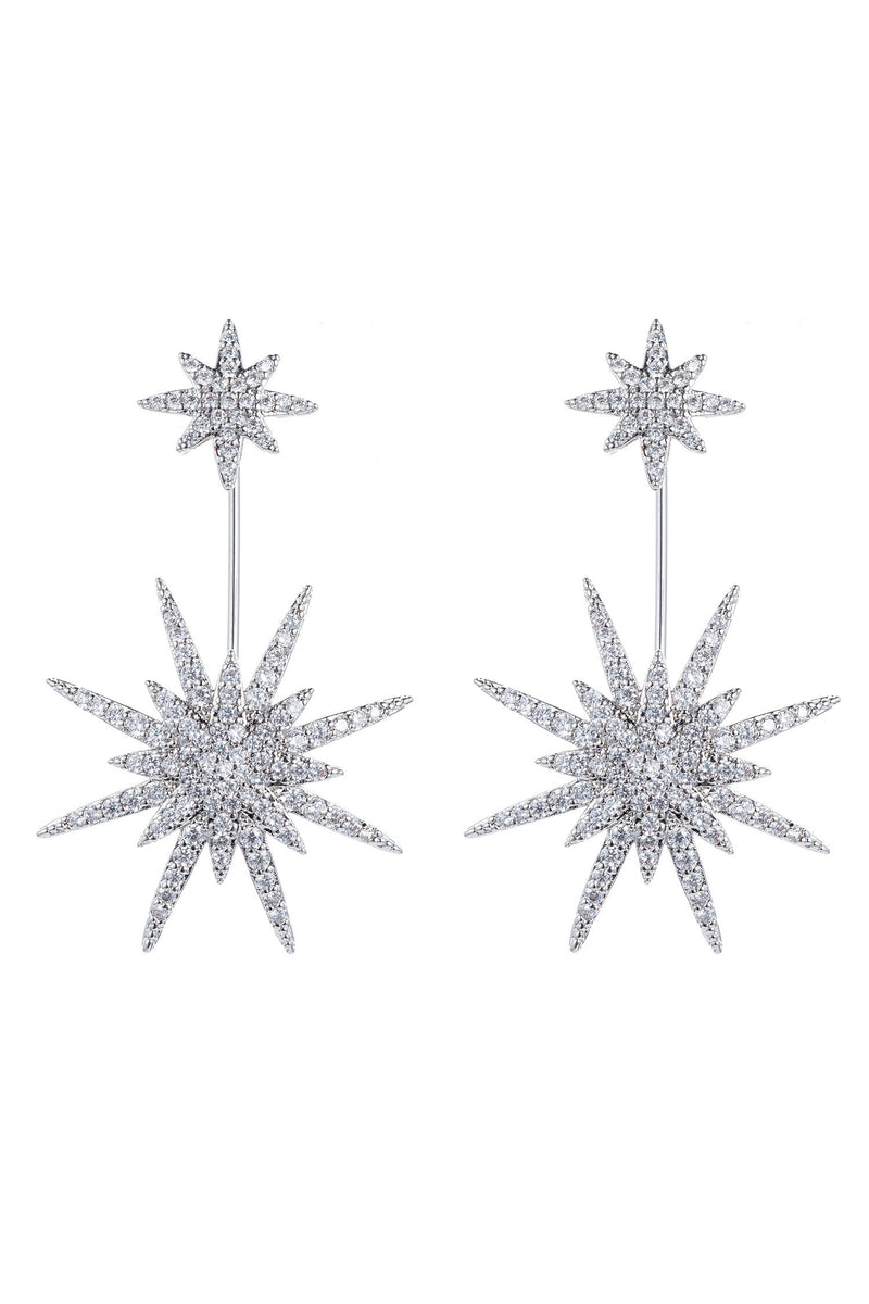 Golden North Star Earrings