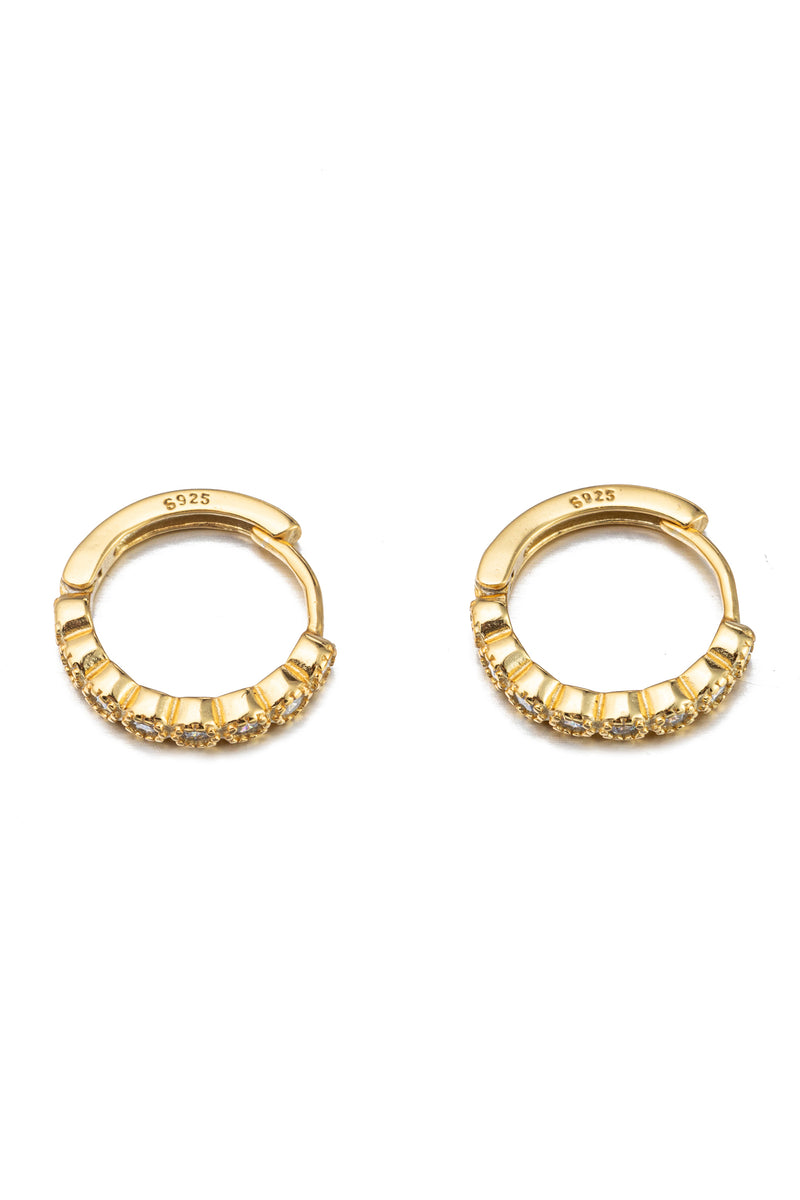 Graduated Huggie Earrings