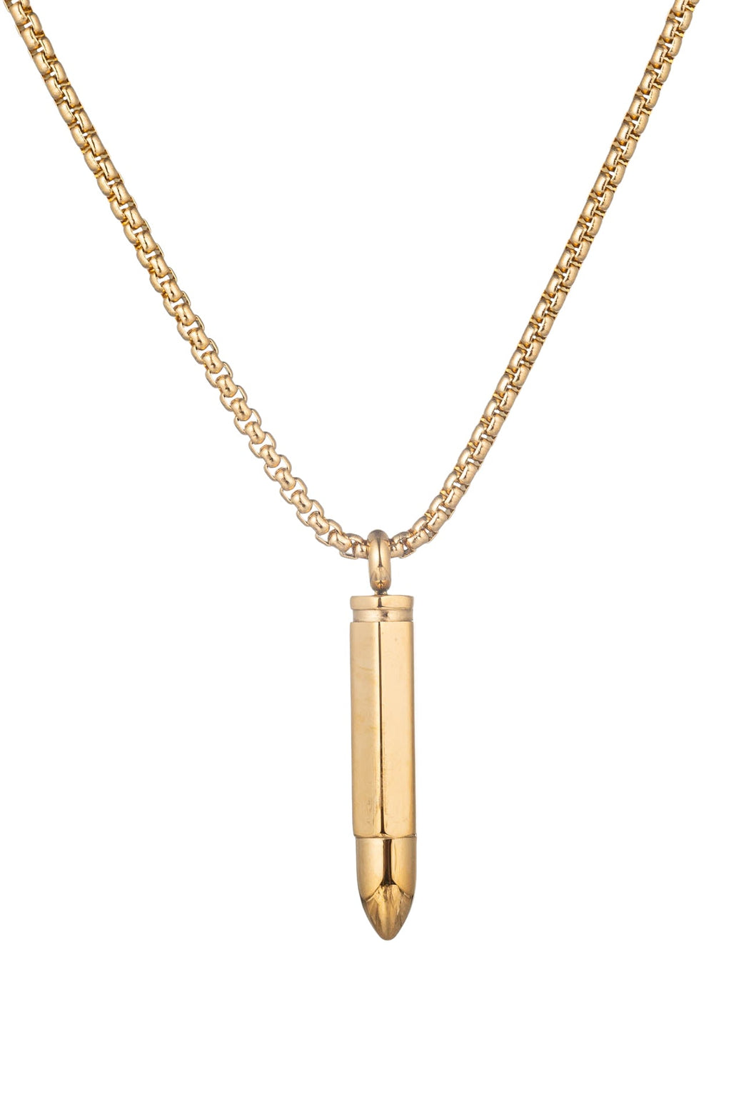 Leon Gold Titanium Gold Tone Necklace