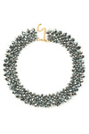 dark silver collar necklace