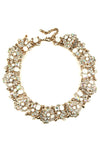 ab stone collar statement necklace