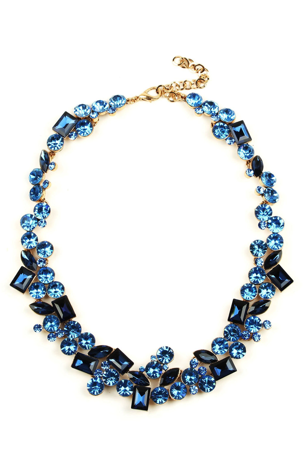blue stone collar necklace