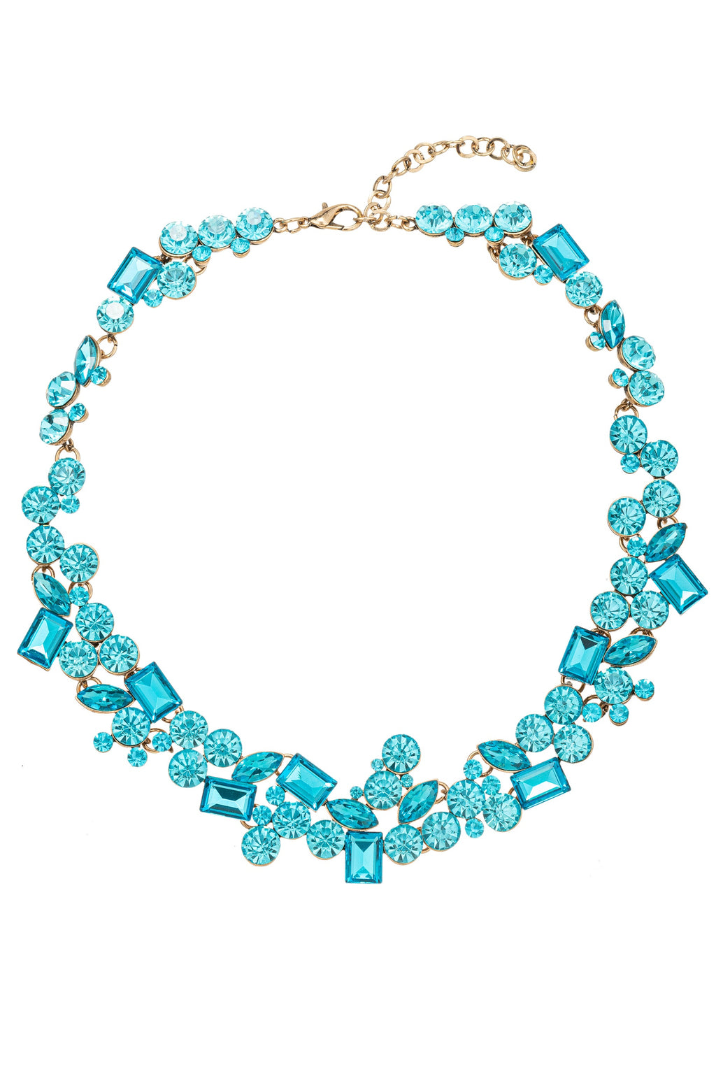 Teal Collar Statement Necklace