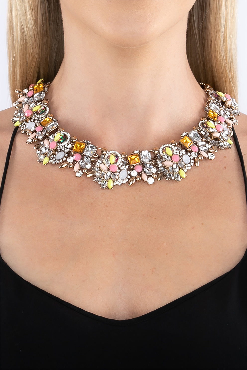 Pastel statement necklace outlet