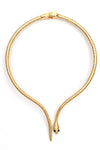 Viper Gold Snake Necklace