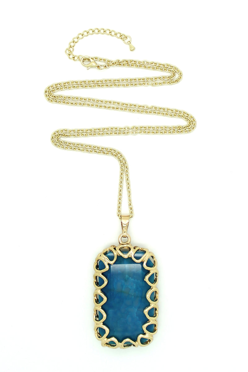 Avery Agate Stone Necklace