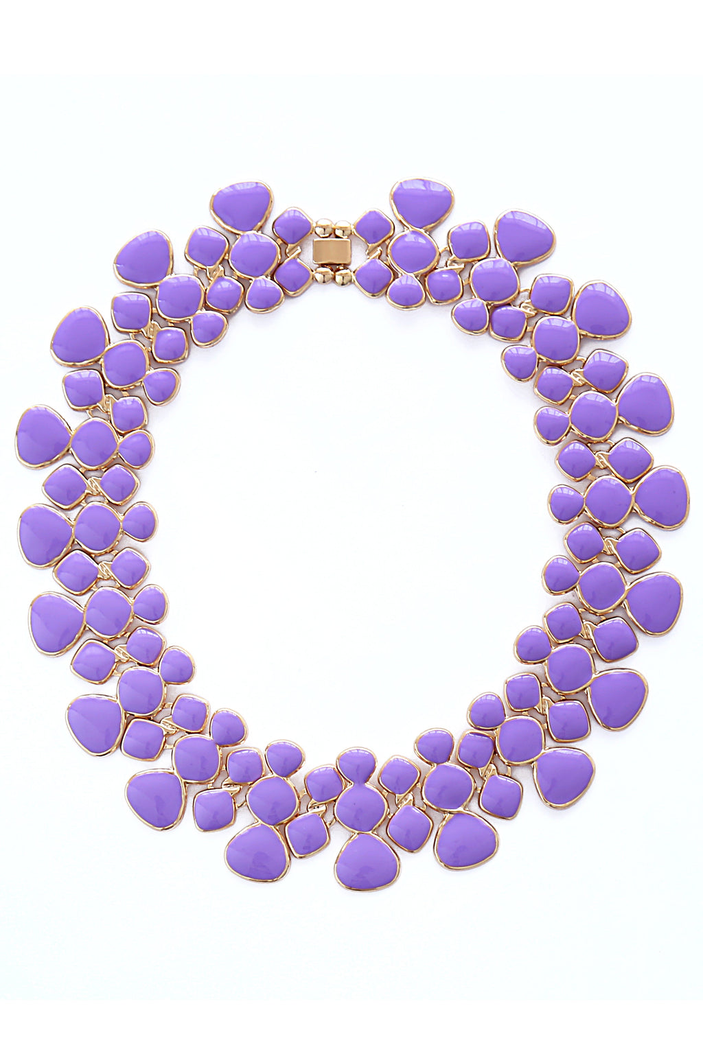 Adel Purple Collar Necklace