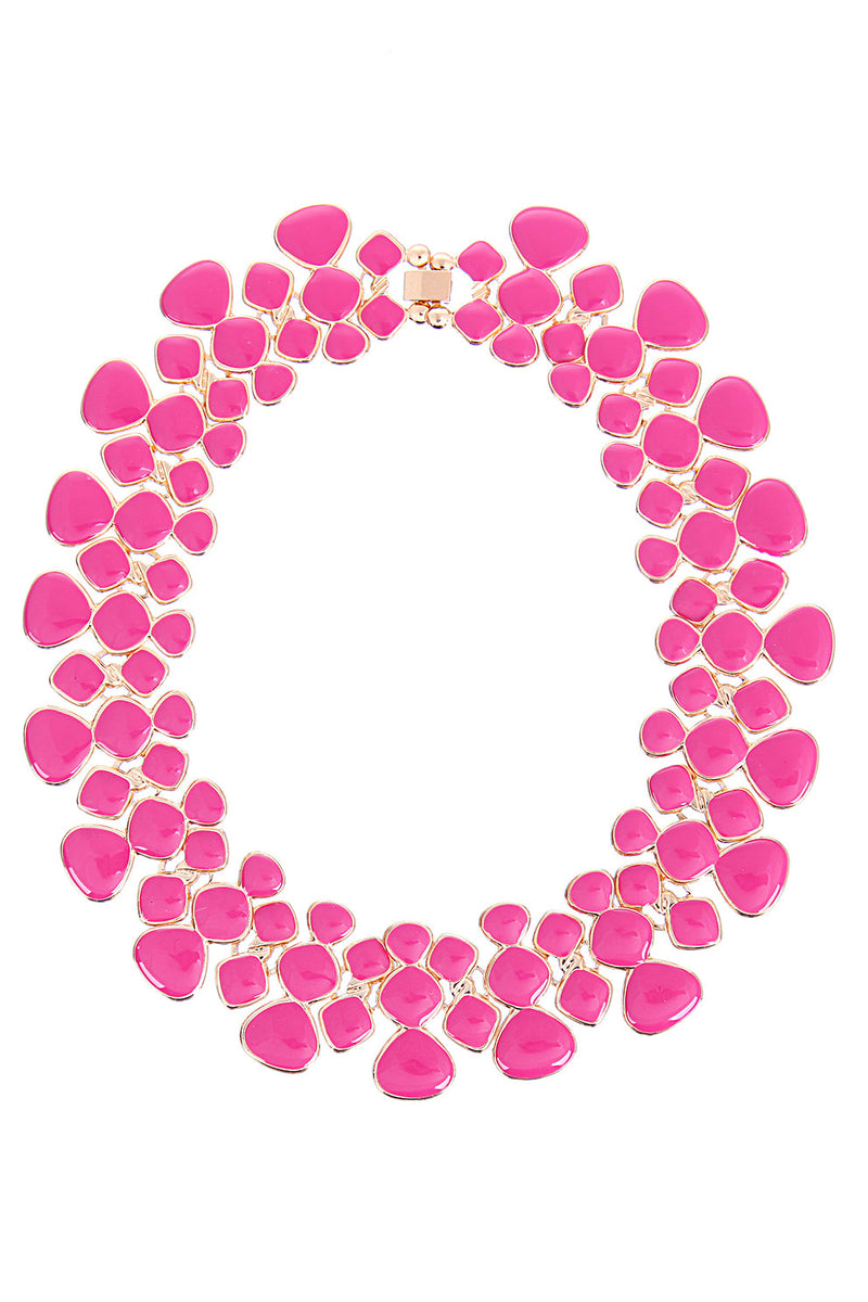 Cindy Pink Collar Necklace