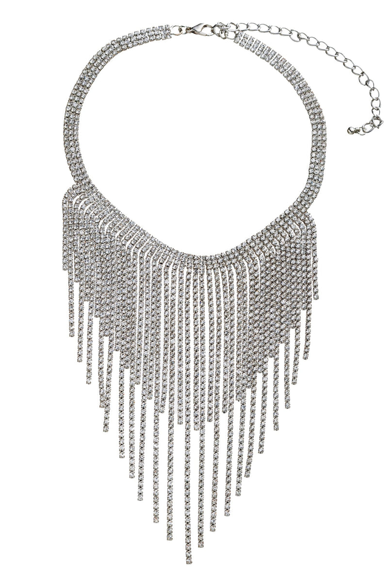 Charlottle Fringe Statement Necklace