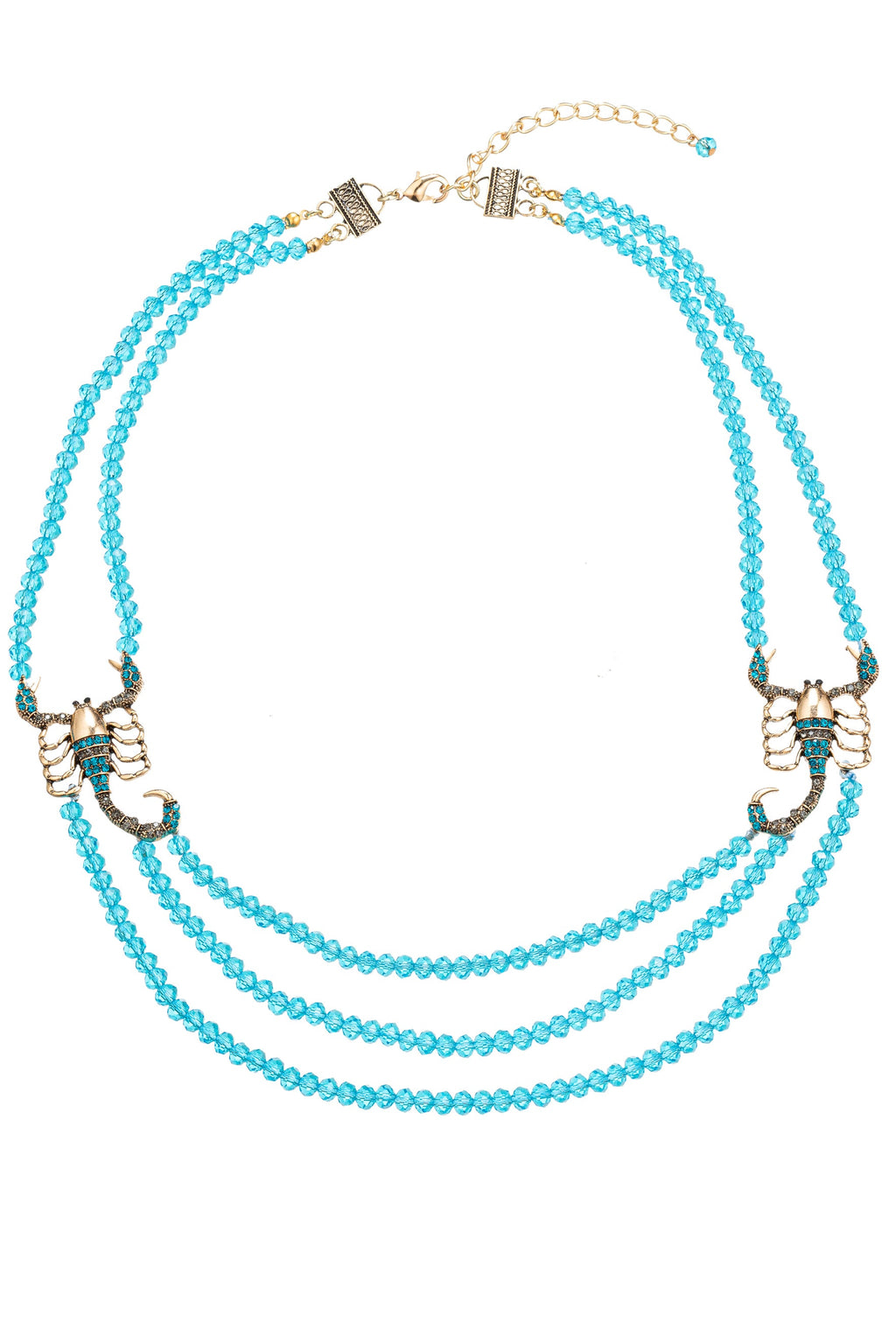 Ana Scorpion Beaded Necklace