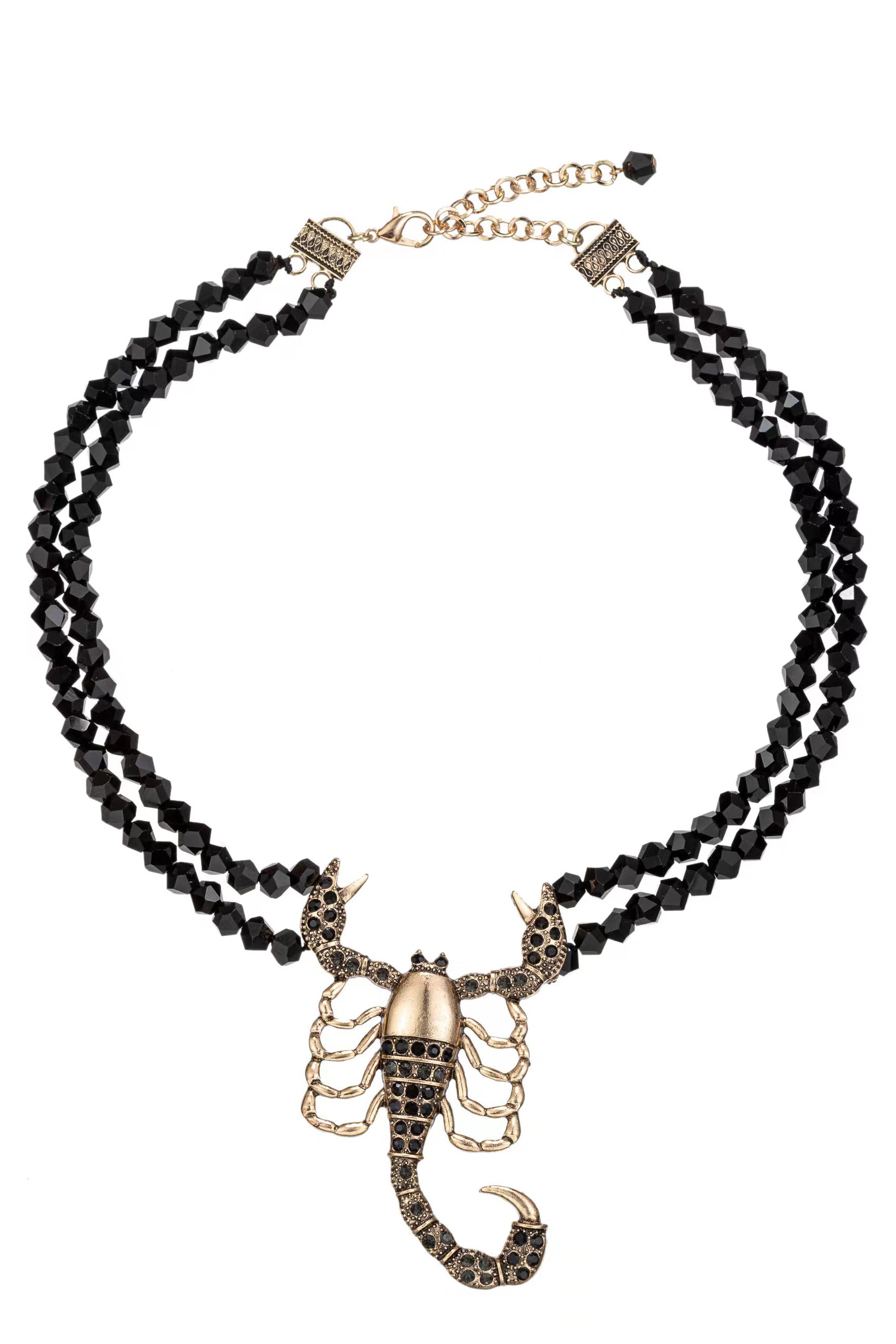 Scorpio Statement Beaded Necklace