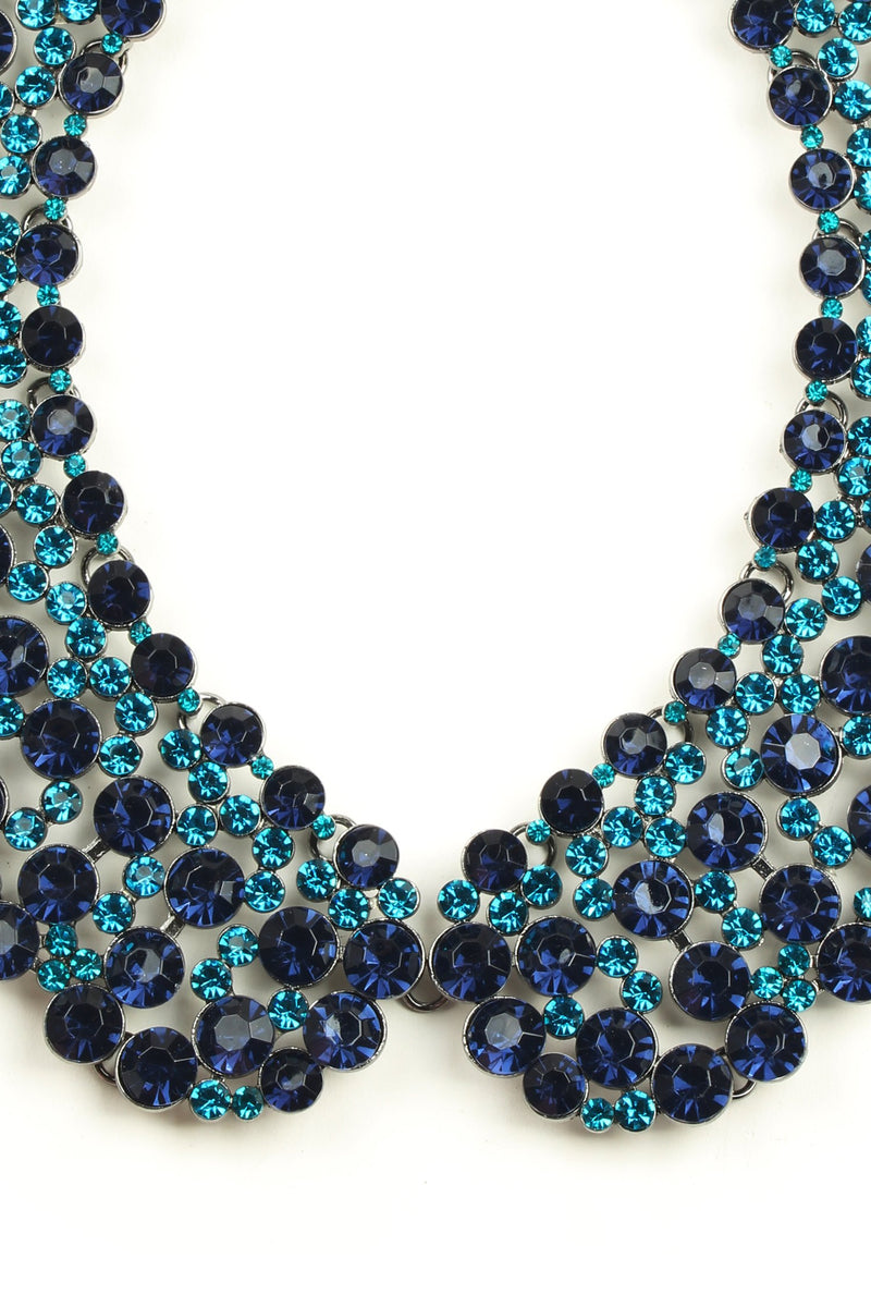 Diana Collar Necklace - Blue