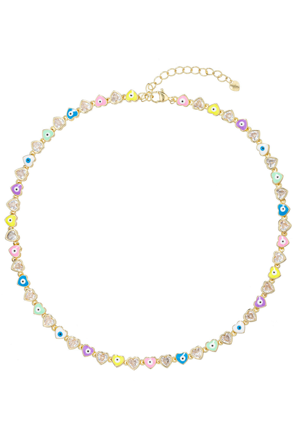 Pastel Rainbow Dainty Necklace