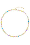 Pastel Rainbow Dainty Necklace