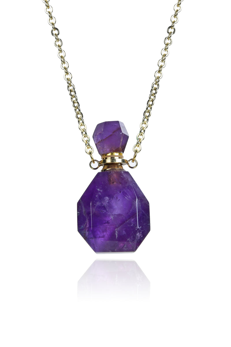 Aroma Pendant Necklace - Amethyst