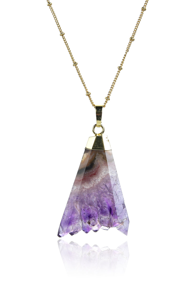 Amethyst Pendant Necklace