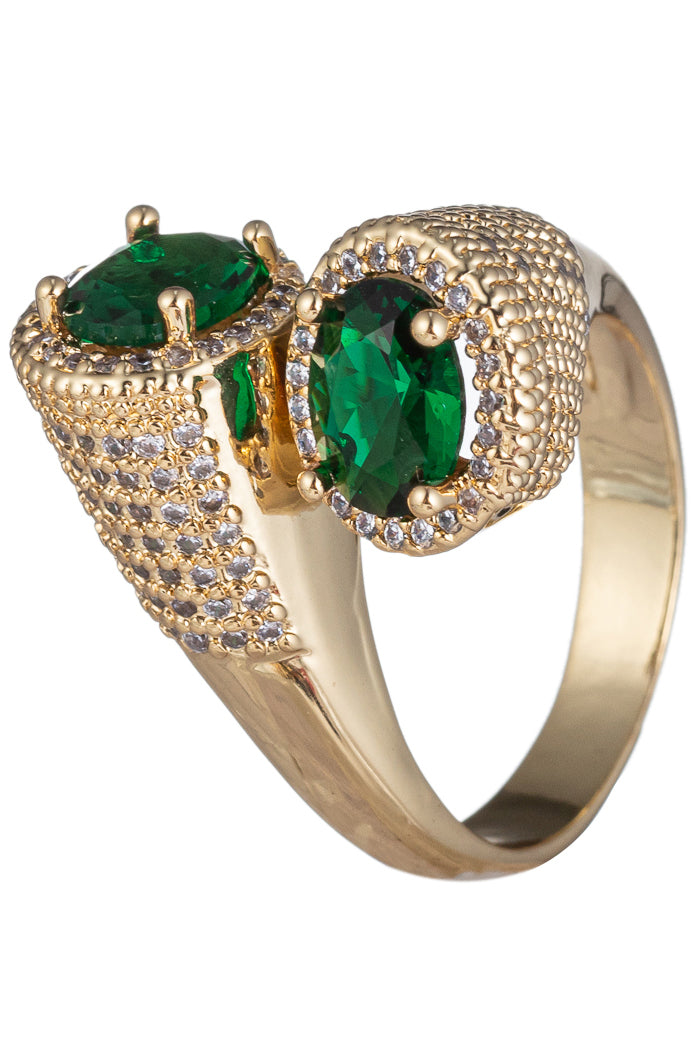 Niki Green CZ Ring