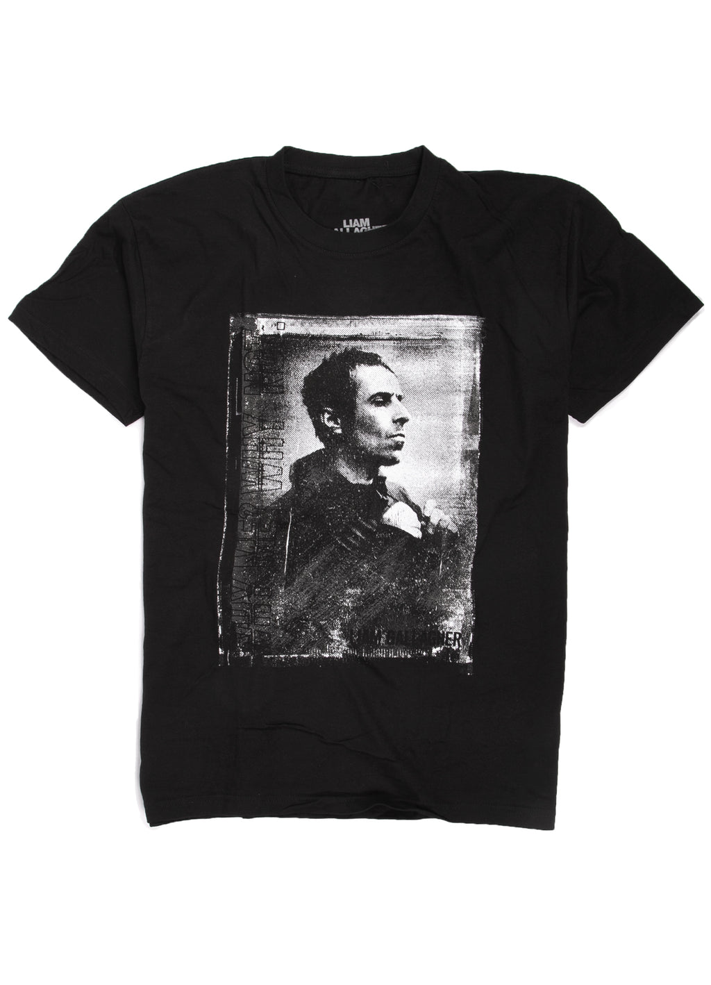 Liam Gallagher "Why Me? Why Not." album cover art t-shirt.