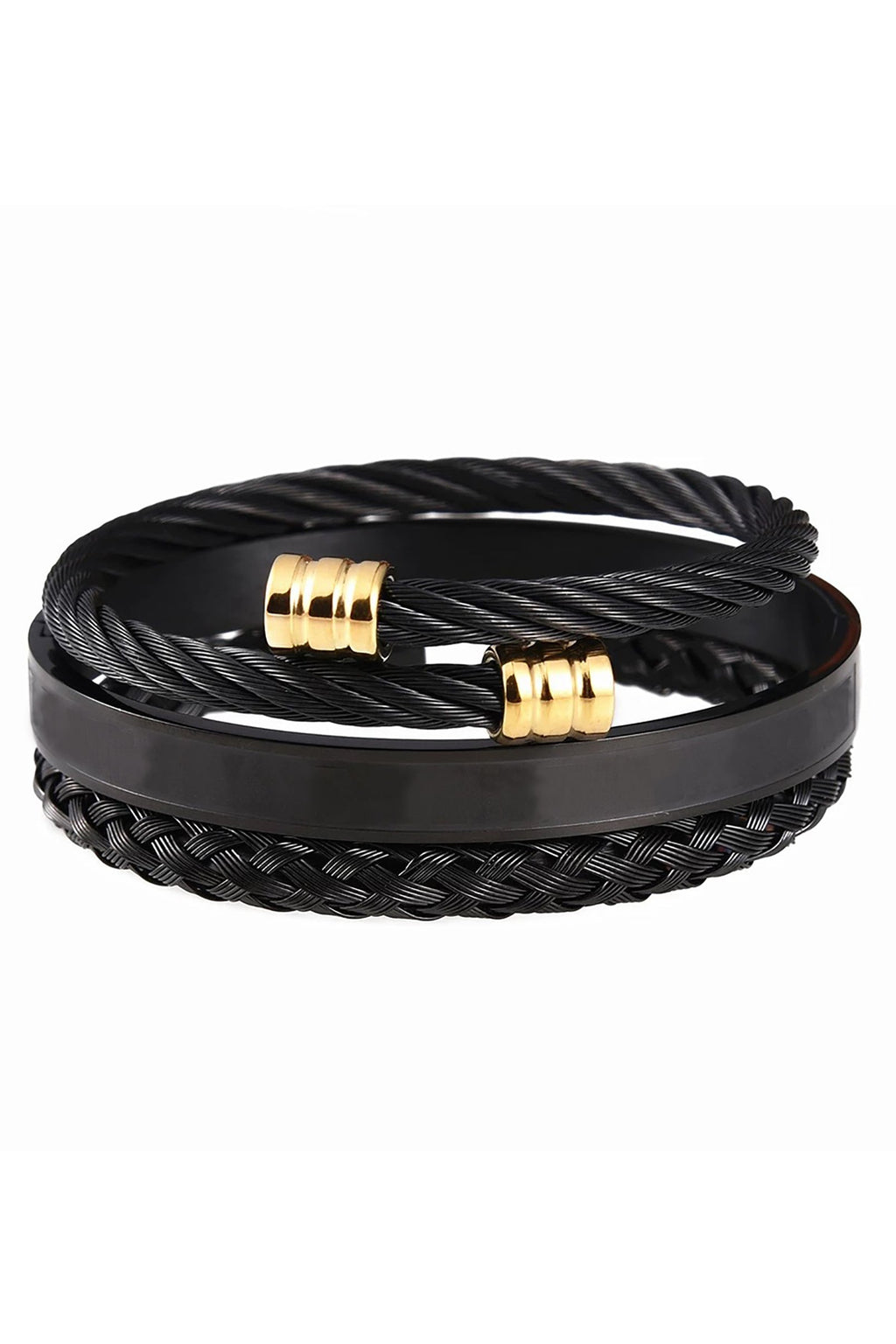 Mason Noir Bracelet Set: Elevate Your Style with This Bold and Mysterious Accessory Collection.