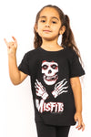 Kid's Misfits T-Shirt - Hands - Black (Boys and Girls)