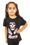 Kid's Misfits T-Shirt - Hands - Black (Boys and Girls)