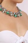 Alta Necklace - Green/Blue