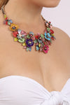 Amata Statement Necklace - Floral