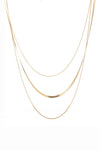 Lisa Triple Chain Necklace