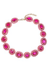 Raven Hot Pink Statement Collar Necklace