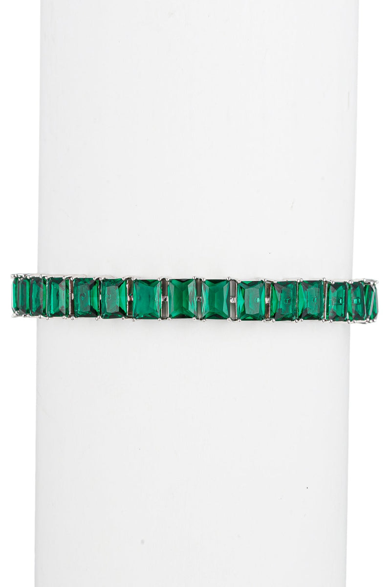 Mona Green CZ Tennis Bracelet