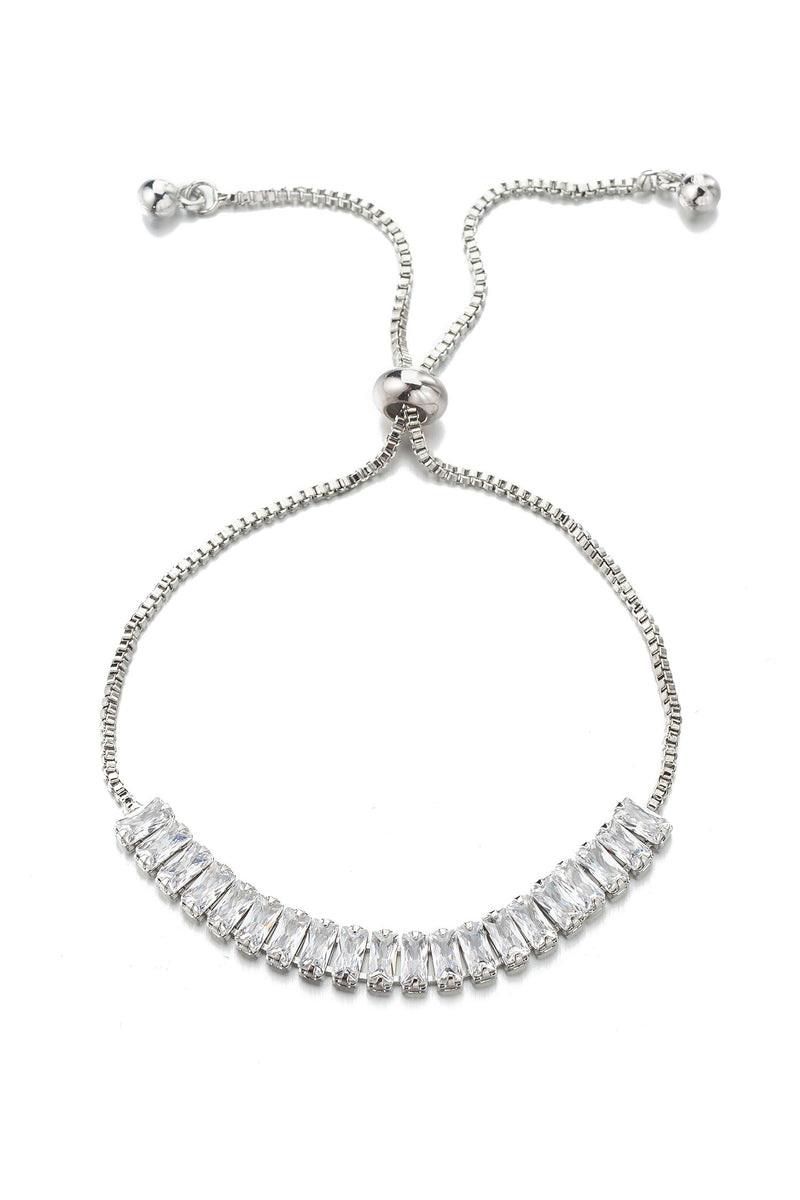 Violetta CZ Crystal Bar Bracelet