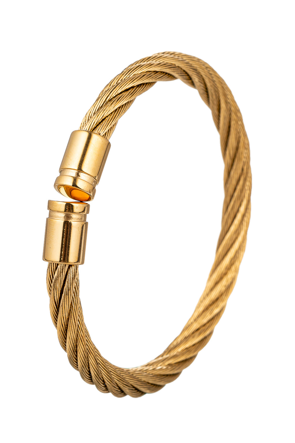 Elevate Your Look with the James Titanium Wire Cuff Bracelet.