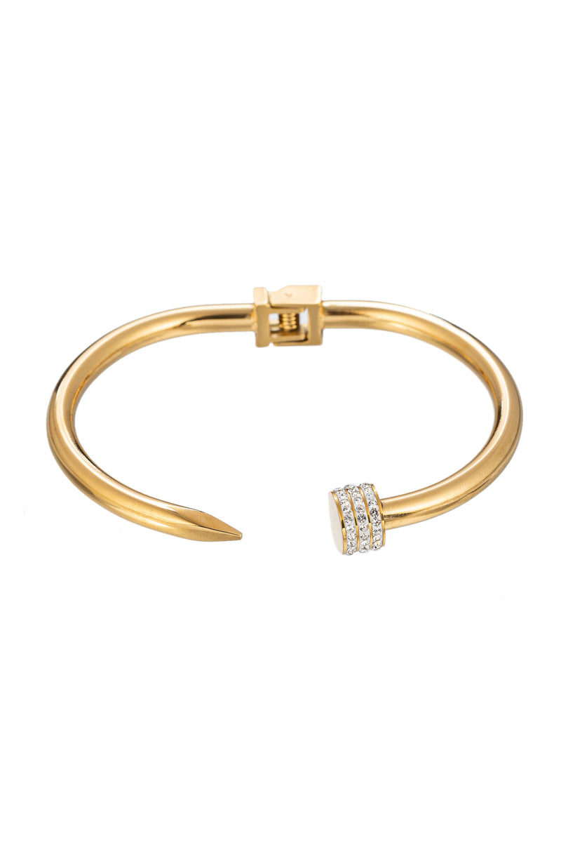 Cartier Nail Bangle – Gold Zone Jewelry