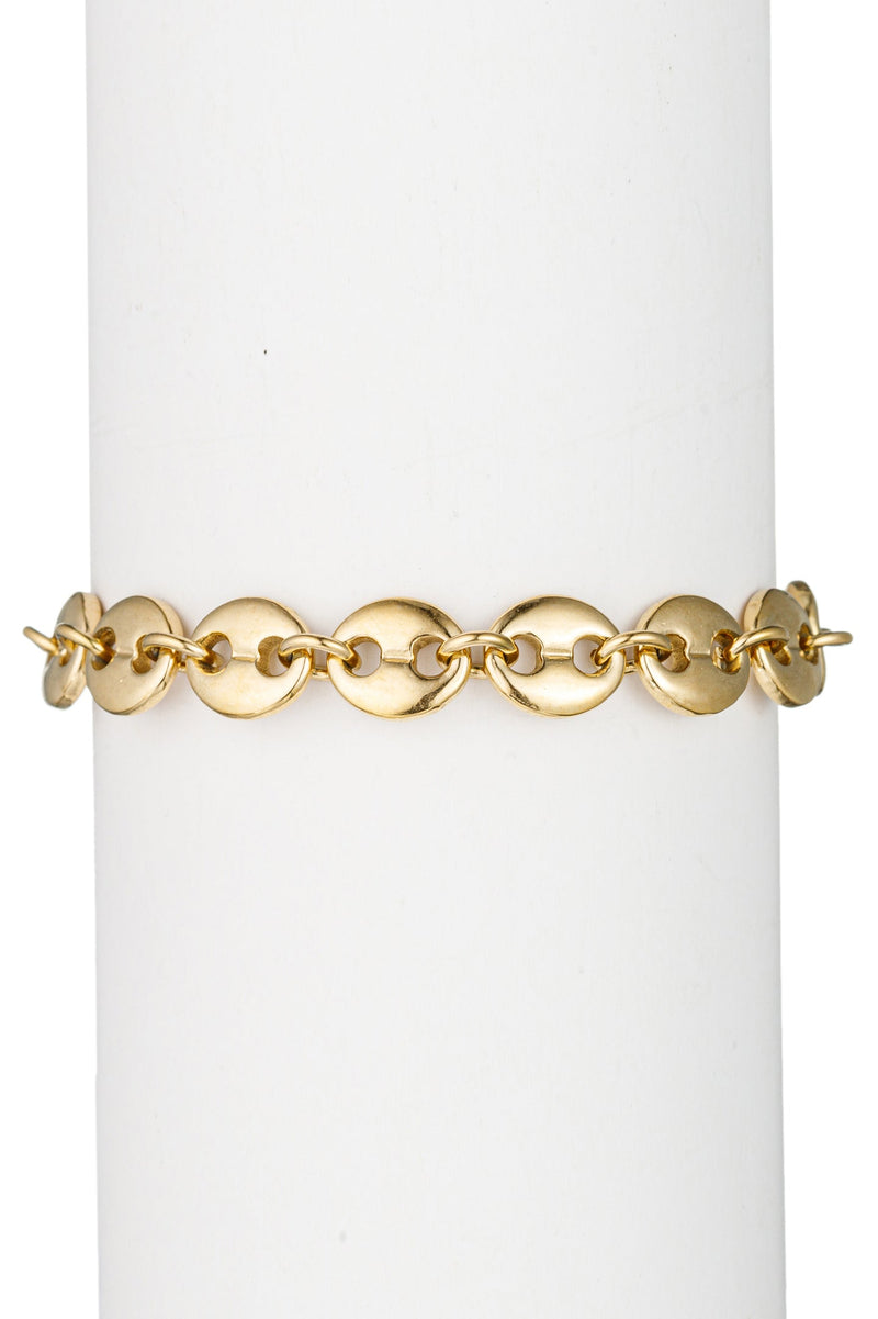 Adrian Mariner Chain Link Adjustable Bracelet: Sailing Into Style and Comfort.