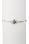 Silver Eye 18K Bracelet