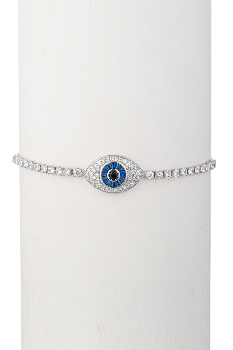 Silver Eye 18K Bracelet