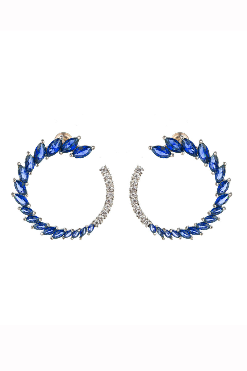 Roman graduated dangle earrings.