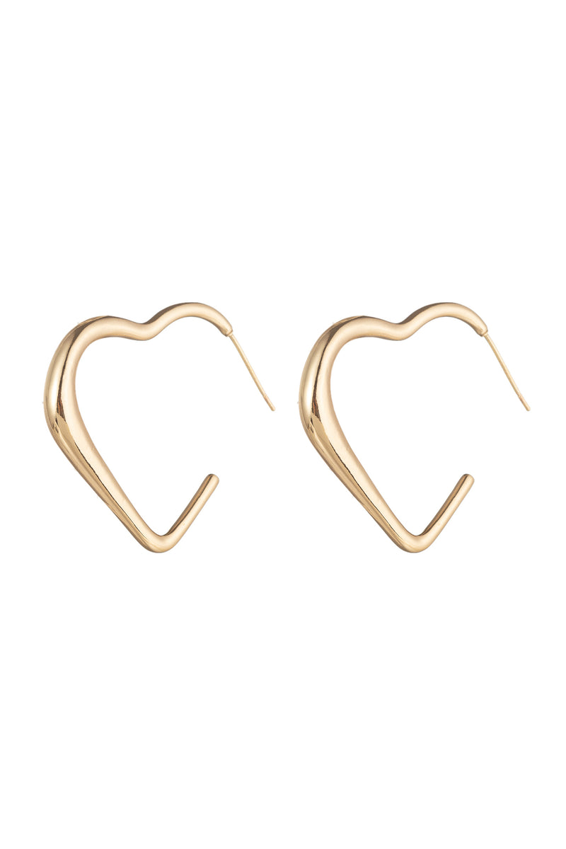 24k gold plated geometric dangle earrings.