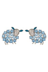 Lina Sheep Cubic Zirconia Stud Earrings: Adorable Ear Accessories with Sparkle.