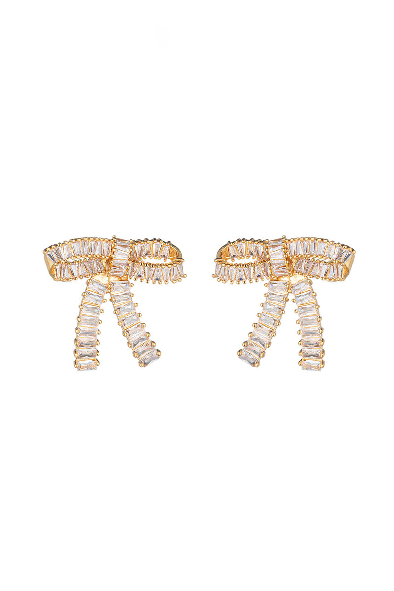 Mia Dainty Bow Stud Earrings