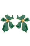 Olivia Green Flower Earring