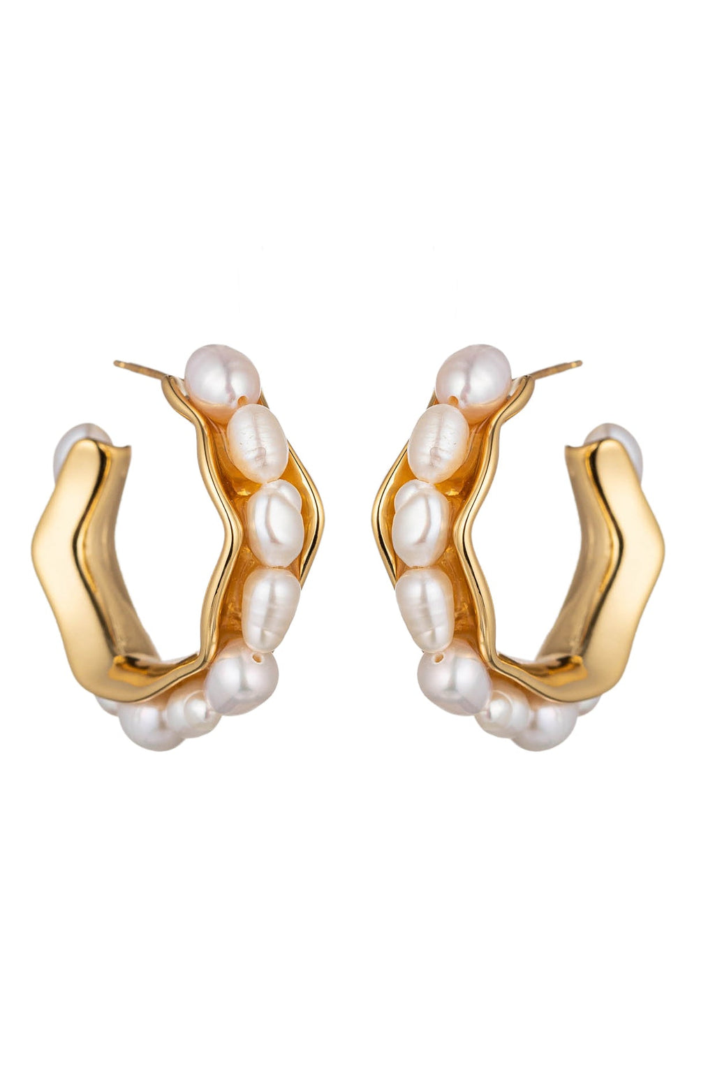 Isabella 18K Gold-Plated Earrings: Elegance in Every Glint.