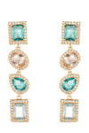 Nazanin 18K Gold Plated CZ Drop Earring